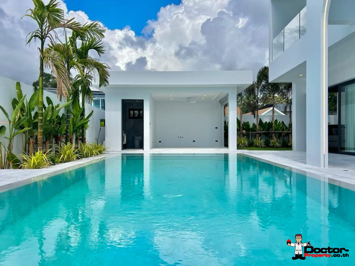 New Modern 4 Bedroom Private Pool Villa in Lamai, Koh Samui – For Sale